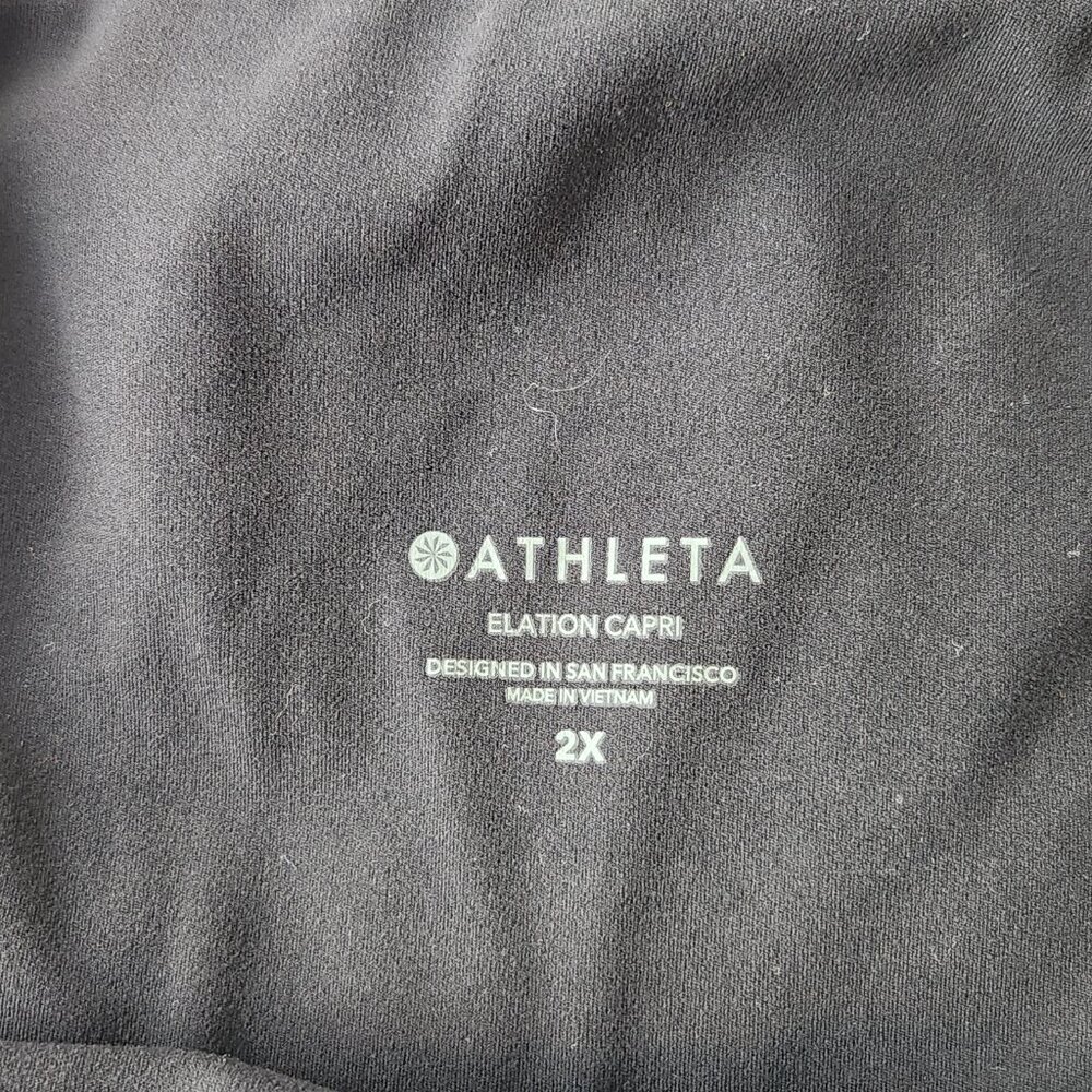 Athleta Elation Capri Pants Black 2X - Picture 7 of 8